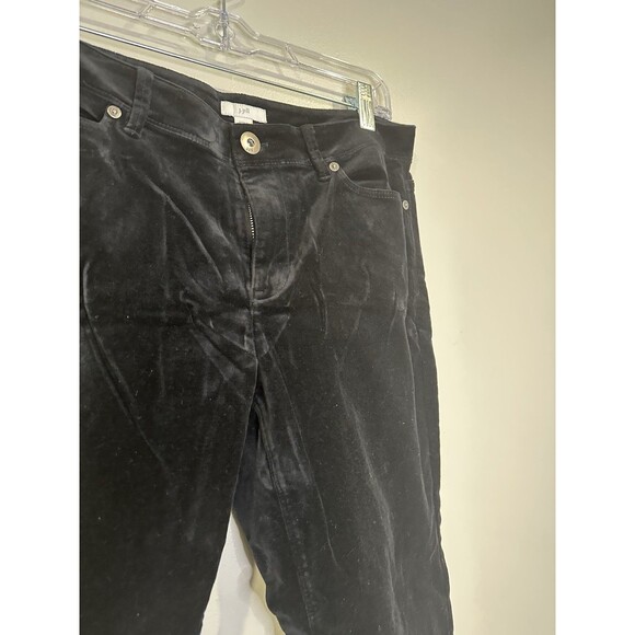 J Jill Corduroy Pants Women's 10P Black Straight Leg Casual whimsigoth preppy - Picture 5 of 8